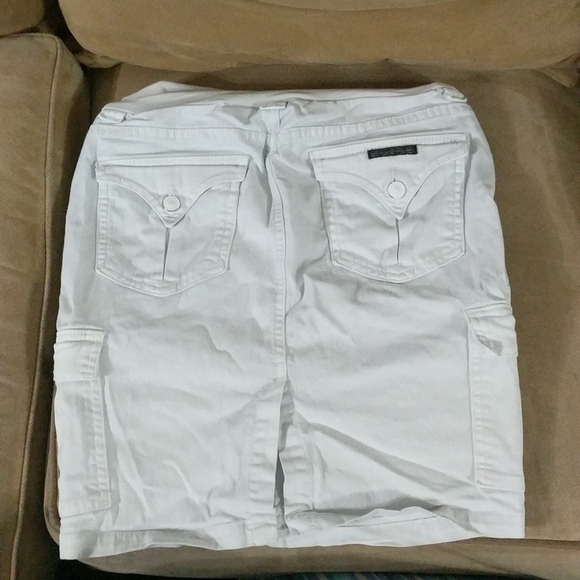 Hudson A Pea In The Pod Collection White Denim Maternity Skirt - size 27 - Picture 6 of 8